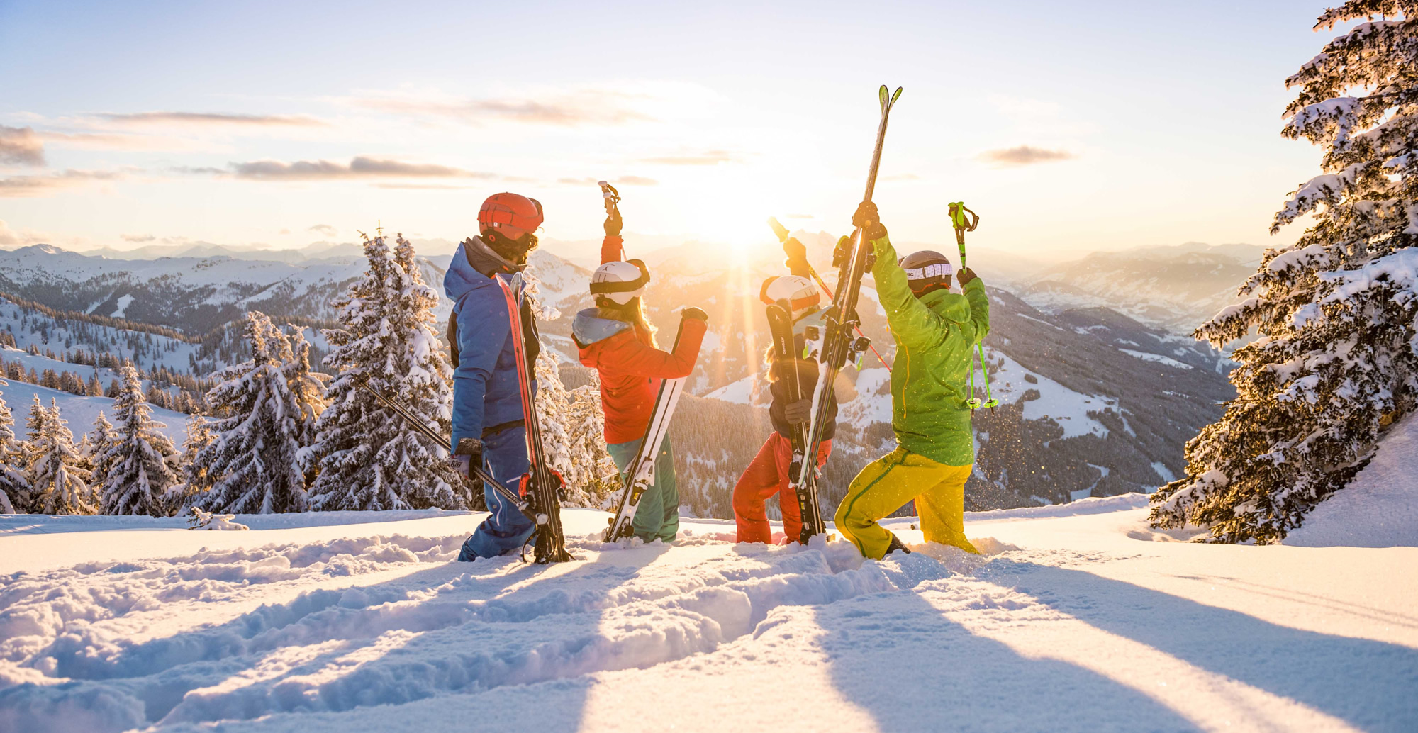 Sportlicher Aktivurlaub in Flachau im Hotel Forellenhof - Skiurlaub im Snow Space Salzburg mitten in Ski amadé